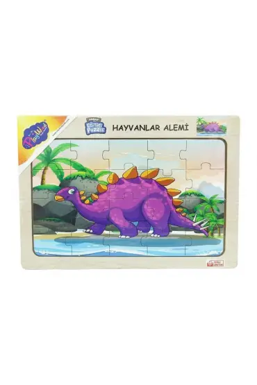  193 Ahşap Eğitici Puzzle Hayvanlar