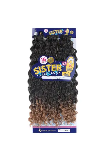 Sister Afro Dalgası Saç / Siyah Karamel Ombreli T1B/27  