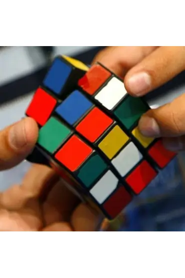 Nostaljik Zeka Küpü Sihirli Mini Rubik Anahtarlık  