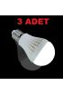 7W Enerji Tasarruflu Led Ampul ( 3 Adet )  