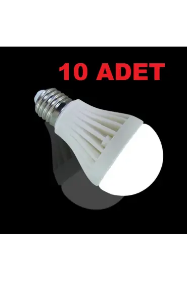 7W Enerji Tasarruflu Led Ampul ( 10 Adet )  