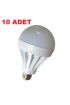 7W Enerji Tasarruflu Led Ampul ( 10 Adet )  