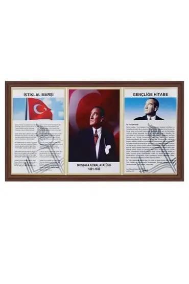  193 Atatürk Köşesi Lamine Çerçe 50x90