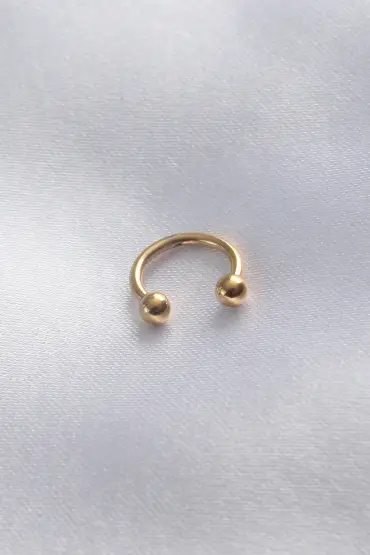  741 -  316L Cerrahi Çelik Gold Renk Minimal Toplu Piercing