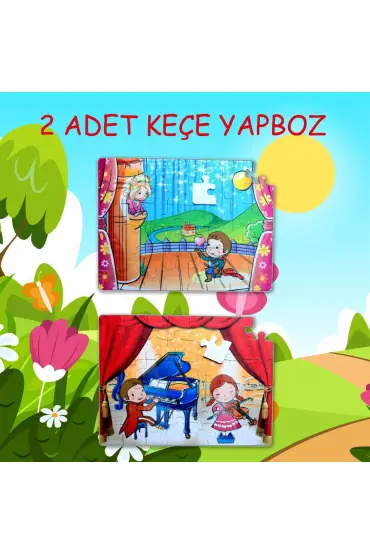  247  Sahne 5+ Keçe Yapboz - 5 Yaş Puzzle