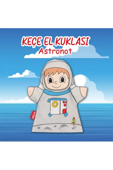  247  Astronot Meslekler Keçe El Kukla