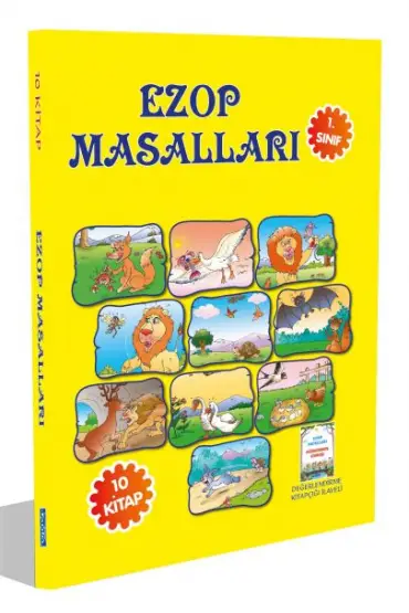  404 Ezop Masalları - 10 Kitap Takım