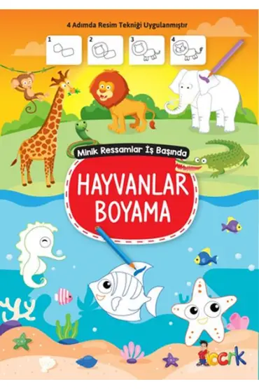  404 Hayvalar Boyama - Minik Ressamlar İş Başında