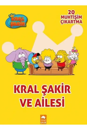  404 Kral Şakir ve Ailesi - Çıkartmalı Boyama Kitabı