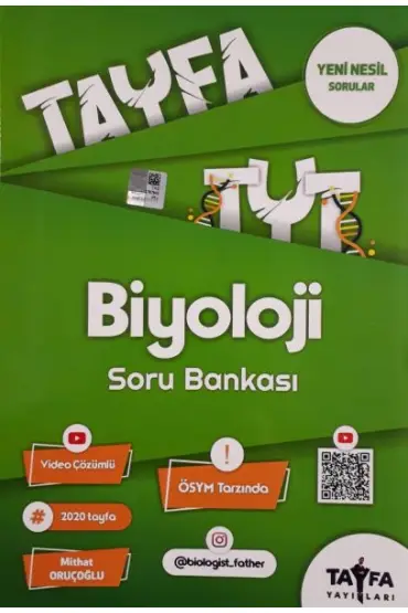  404 Tayfa TYT Biyoloji Soru Bankası (Yeni)