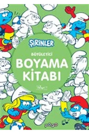  404 Büyüleyici Boyama Kitabı - Şirinler