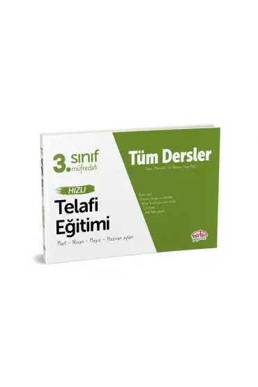  404 Editör 3. Sınıf Tüm Dersler Hızlı Telafi Eğitimi