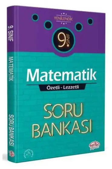  404 Editör 9. Sınıf Matematik Özel Lezzetli Soru Bankası (YENİ)