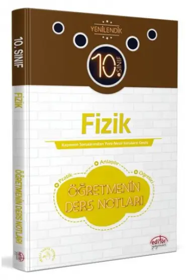  404 Editör 10. Sınıf Fizik Öğretmenin Ders Notları