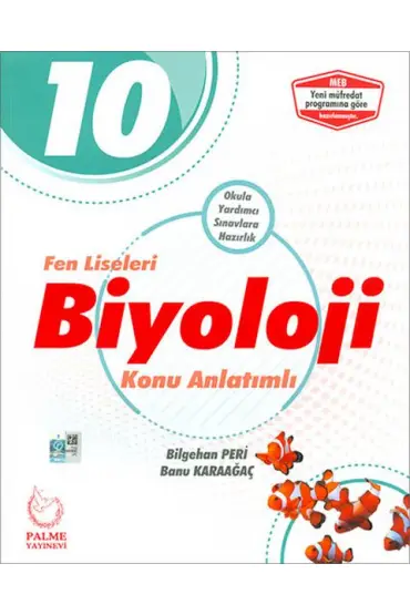  404 Palme 10.Sınıf Fen Liseleri Biyoloji Konu Anlatımlı (Yeni)