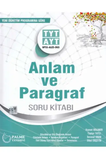  404 Palme TYT-AYT Anlam ve  Paragraf Soru Kitabı (Yeni)