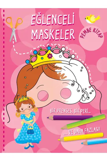  404 Eğlenceli Maskeler (Pembe Kitap)