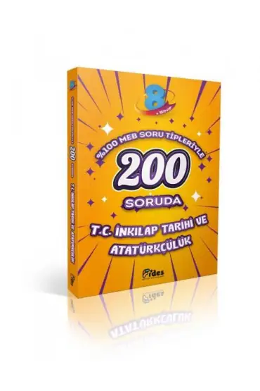  404 Fides 200 Soruda 8. Sınıf T.C. İnkılap Tarihi ve Atatürkçülük