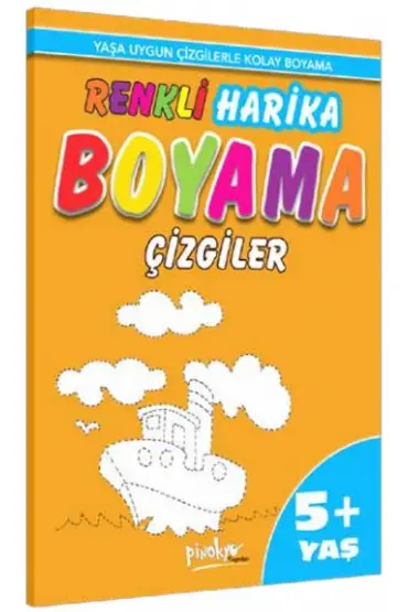  404 Renkli Harika Boyama Çizgiler (5+Yaş)