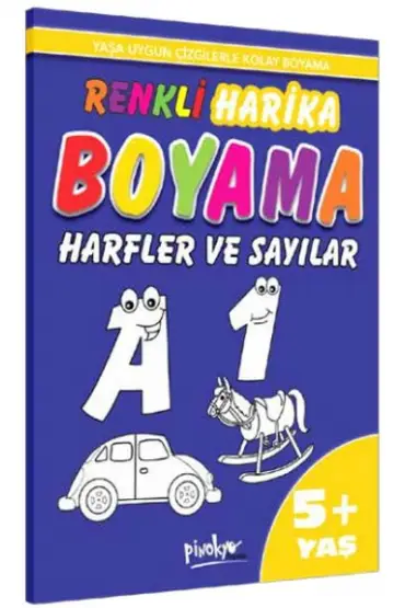  404 Renkli Harika Boyama Harfler ve Sayılar (5+Yaş)