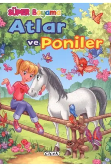  404 Süper Boyama-Atlar Ve Poniler-2