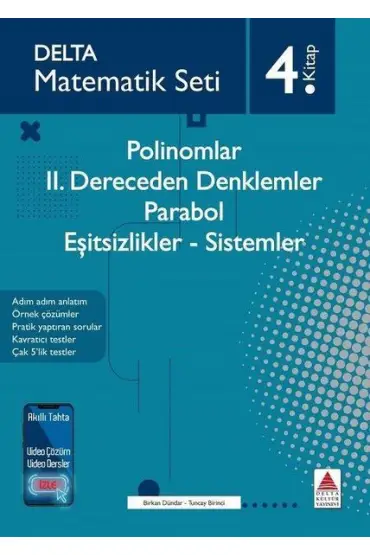  404 Matematik Seti 4.Kitap - Polinomlar-2. Dereceden Denklemler - Parabol - Eşitsizlikler - Sistemler