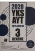  404 Pelikan 2020 YKS AYT Eşit Ağırlık 3 Deneme (Yeni)