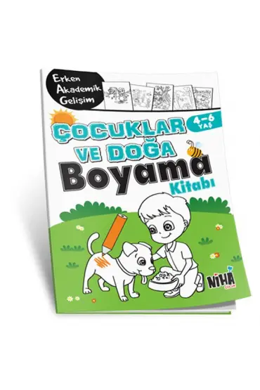  404 EAG Çocuklar ve Doğa Boyama Kitabı 4-6 Yaş