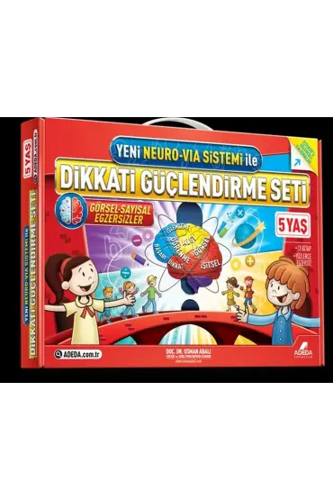  404 Yeni Neuro Via Sistemi İle Dikkati Güçlendirme Seti 5 Yaş (3 Kitap Karton Kutu)