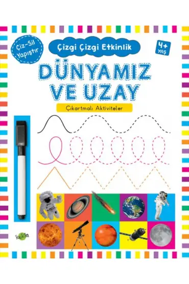  404 Çizgi Çizgi Etkinlik - Dünyamız ve Uzay (4+ Yaş)