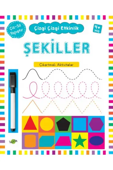  404 Çizgi Çizgi Etkinlik - Şekiller (4+ Yaş)