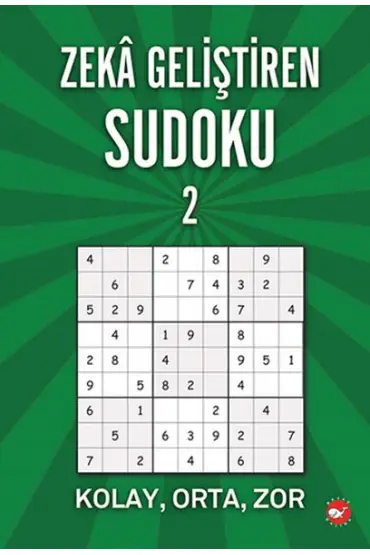  Zeka Geliştiren Sudoku - Kolay - Orta - Zor