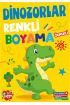  Renkli Boyama Dinozorlar