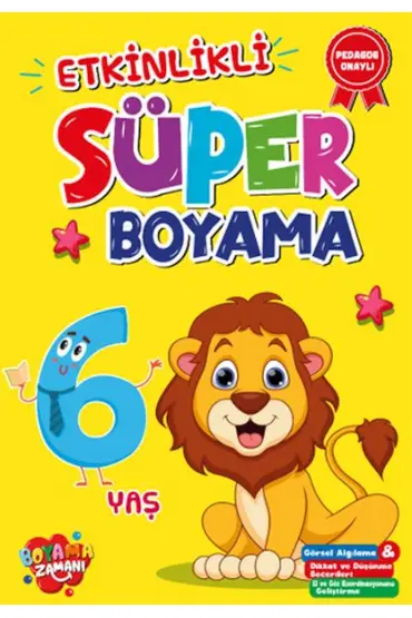  Etkinlikli Süper Boyama 6 Yaş