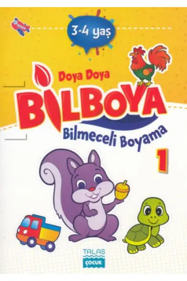  Doya Doya Bil Boya - Bilmeceli Boyama 1 - 3-4 Yaş