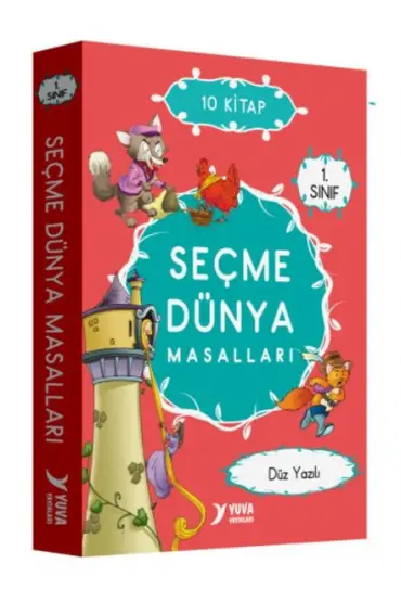  1. Sınıf Seçme Dünya Masalları - 10 Kitap