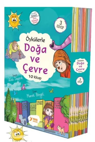  Öykülerle Doğa ve Çevre  3. Sınıflar İçin 10 Kitap Set