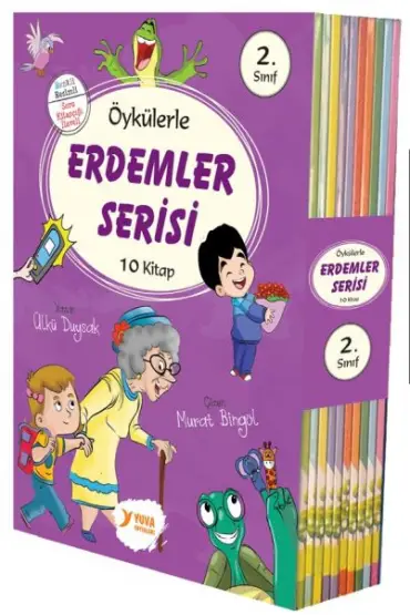  Öykülerle Erdemler Serisi 2. Sınıf 10 Kitap