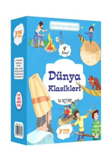  4. Sınıf Dünya Klasikleri Serisi (10 Kitaplık Set)