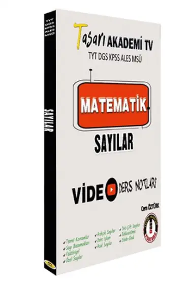  Tasarı DGS-ALES TYT Matematik Sayılar Video Ders Notları