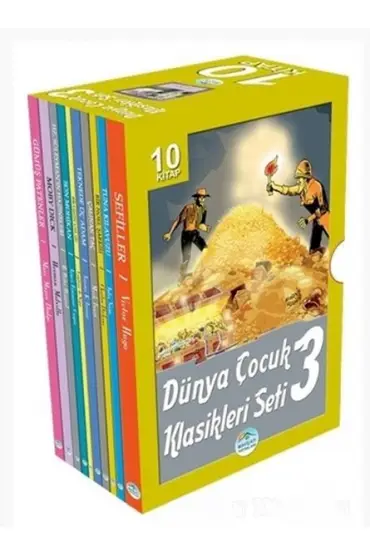  Dünya Çocuk Klasikleri Seti 3 (10 Kitap Kutulu)