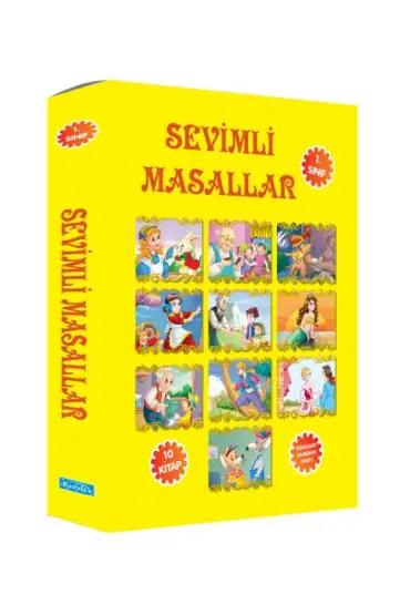  Sevimli Masallar 10 Kitap Set