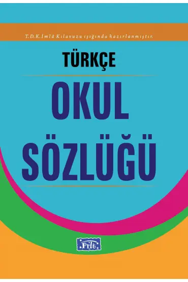  Türkçe Okul Sözlüğü (Karton Kapak)