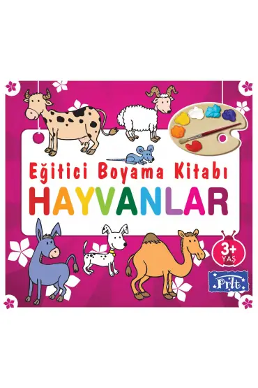  Eğitici Boyama Kitabı - Hayvanlar