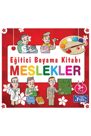  Eğitici Boyama Kitabı - Meslekler