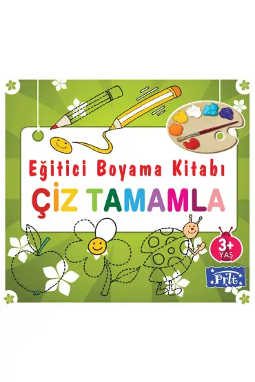  Eğitici Boyama - Kitabı Çiz Tamamla