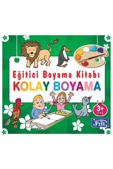  Eğitici Boyama Kitabı - Kolay Boyama