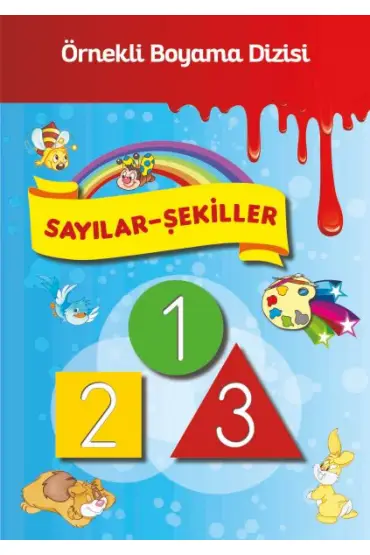  Örnekli Boyama - Sayılar - Şekiller