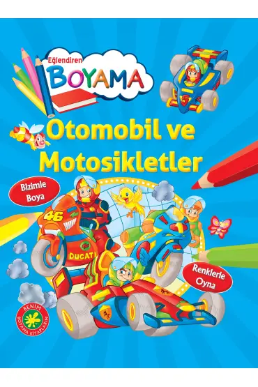  Eğlendiren Boyama - Otomobil ve Motosikletler