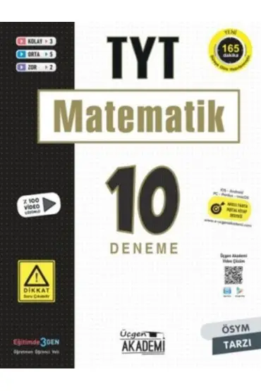  Üçgen Akademi TYT Matematik 10 lu Deneme Sınavı